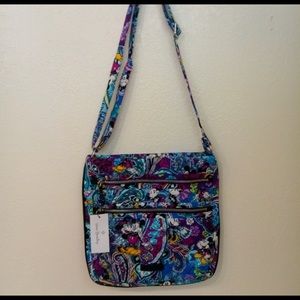 Vera Bradley Mickey Paisley Celebration hipster